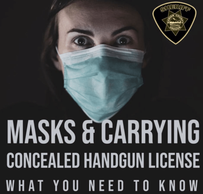 Masks and Carry Concealed Oregon Gun Owners