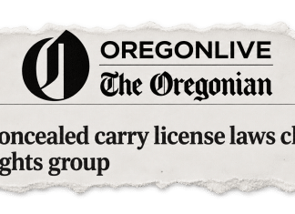 Oregon Concealed Carry Update